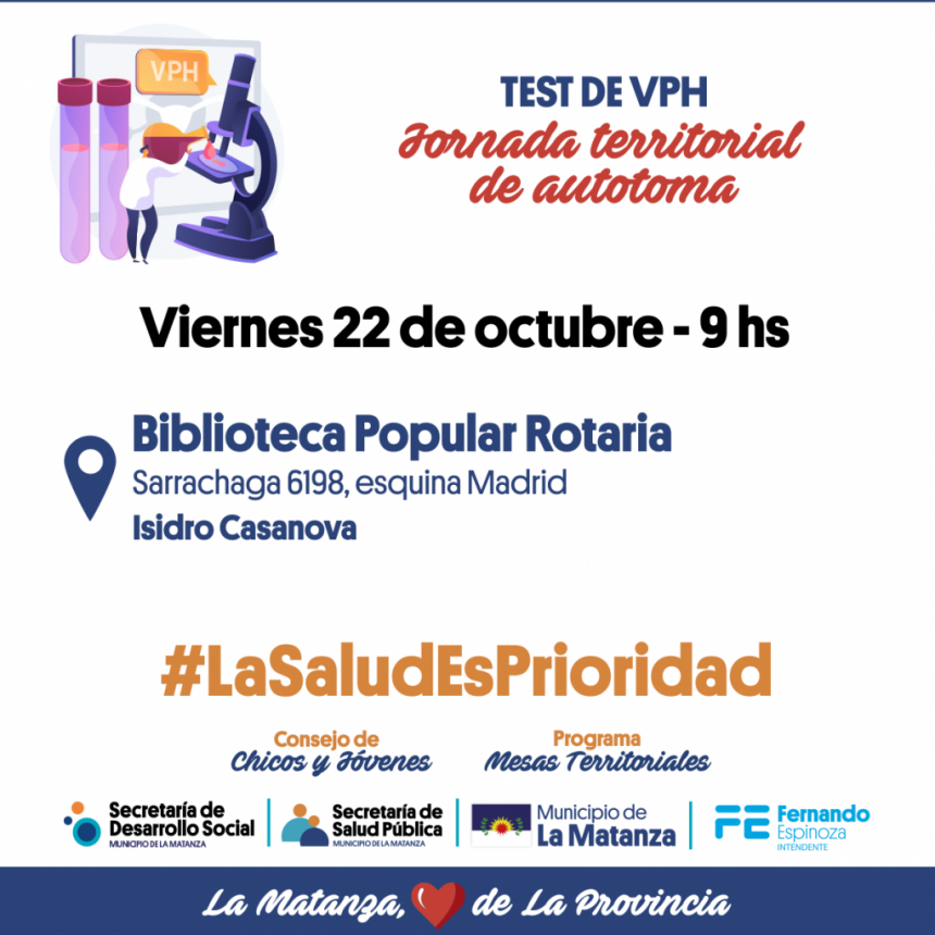 La Matanza: Jornada VPH en Isidro Casanova