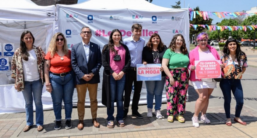 El Municipio de Morón y el INTI presentaron la posta para relevar medidas corporales reales por la Ley de Talles