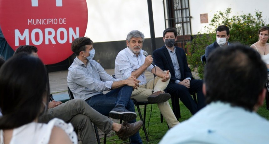 Daniel Filmus y Lucas Ghi se reunieron en Morón con empresas tecnológicas