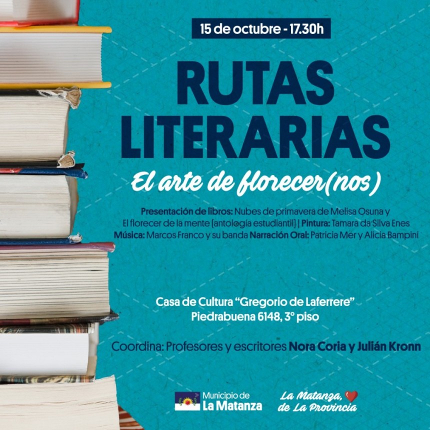Rutas Literarias en Gregorio de Laferrere