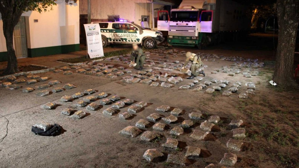 Secuestran más de 250 kilos de marihuana en un operativo en Chaco