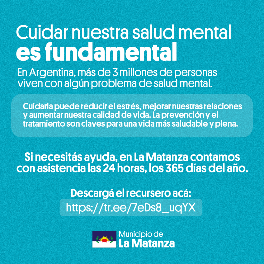 La Matanza impulsa actividades por el Mes de la Salud Mental