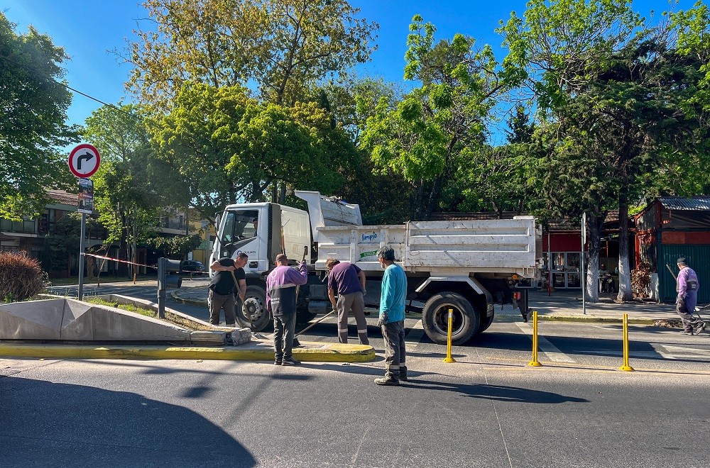 Quilmes reforzó el operativo de limpieza en distintas zonas del distrito durante el feriado