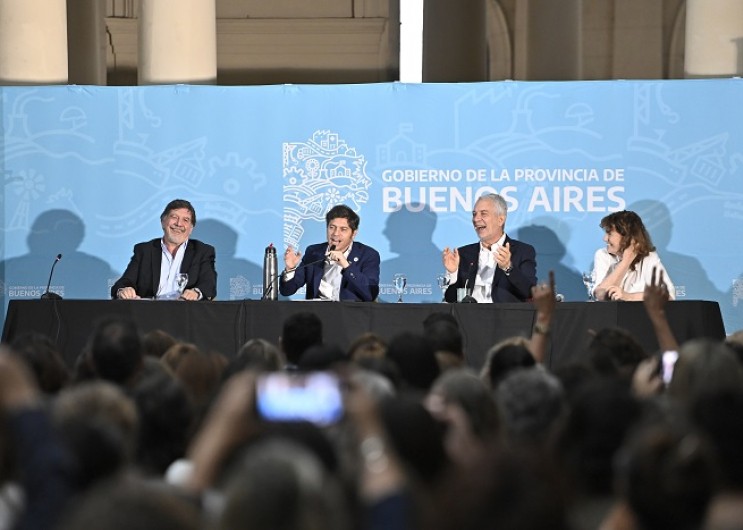 Kicillof inauguró el primer Congreso Provincial de Educación Sexual Integral en La Plata