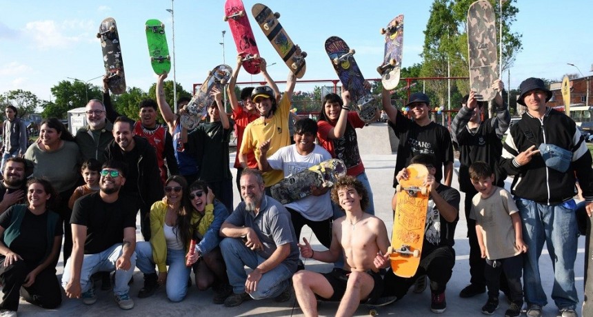  El Municipio inauguró una nueva pista de skate en la Plaza San Juan