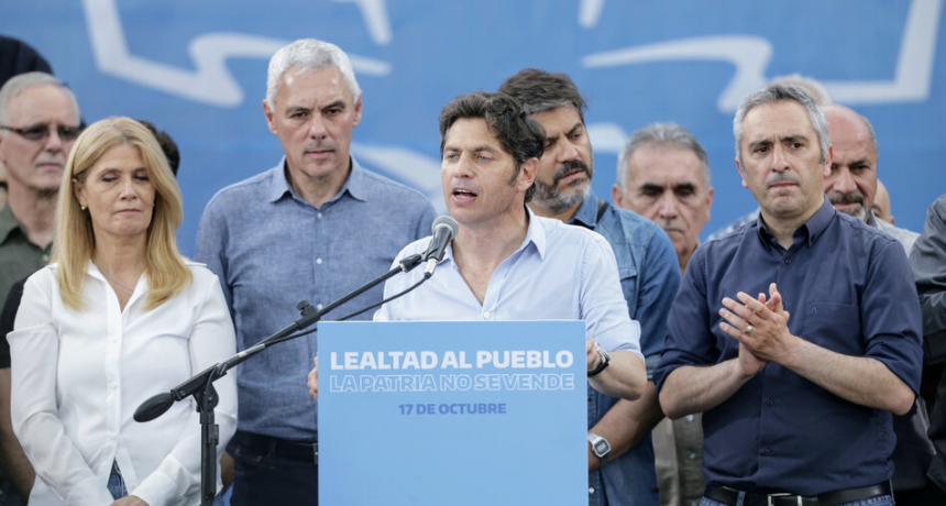 Kicillof llamó a la unidad del peronismo en Berisso y criticó el ajuste del Gobierno nacional