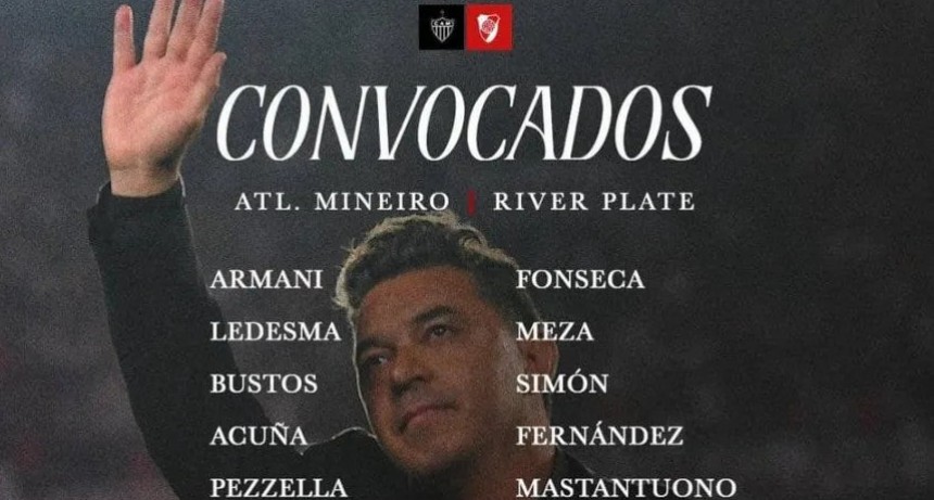 River viaja a Brasil con el regreso del Pity Martínez en la lista de convocados para enfrentar a Atlético Mineiro