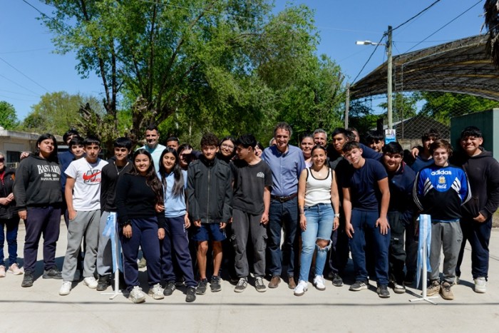 Katopodis y Mauro García inauguraron nuevas cuadras pavimentadas en General Rodríguez