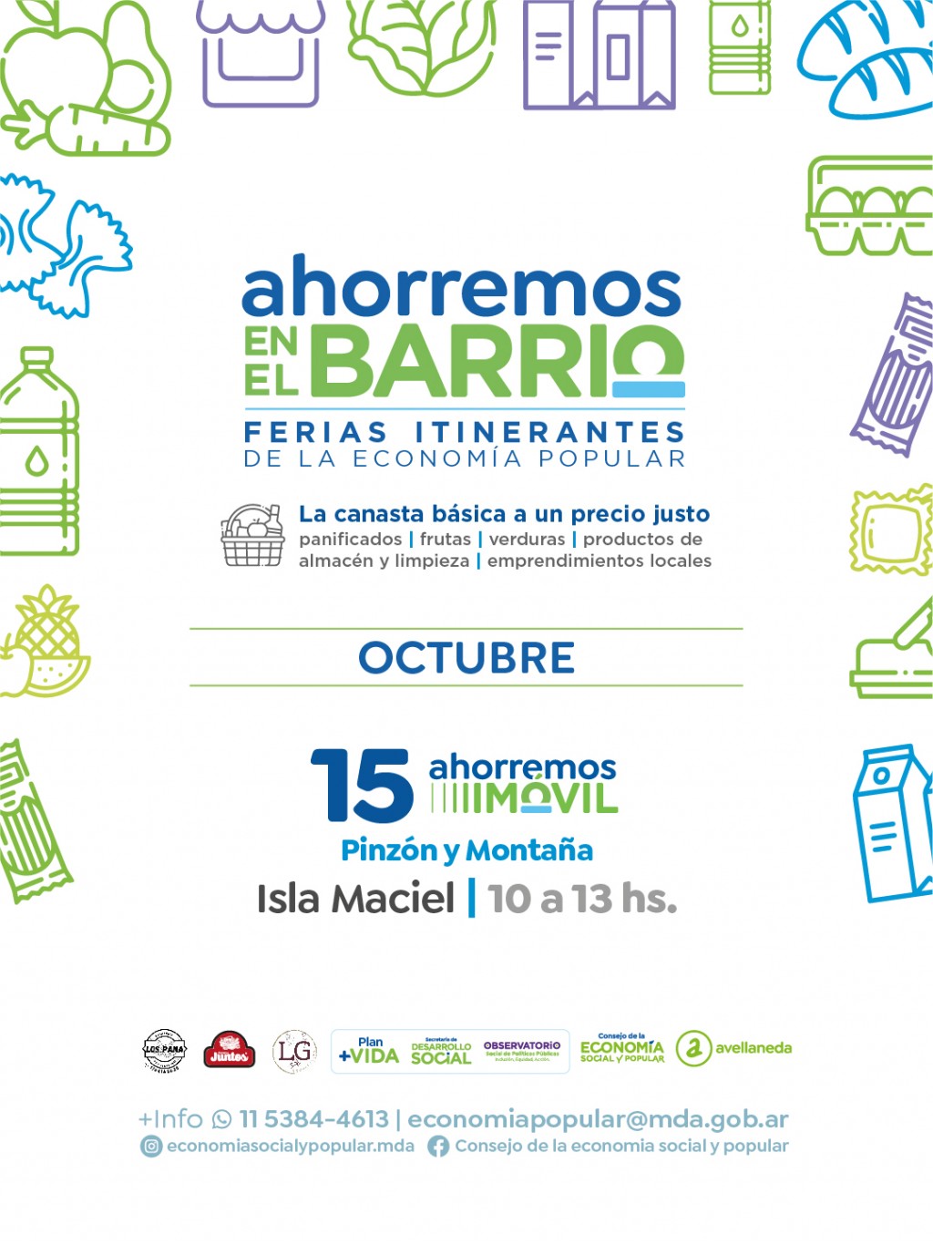 “Ahorremos en el Barrio” llega a Isla Maciel con precios populares en productos básicos