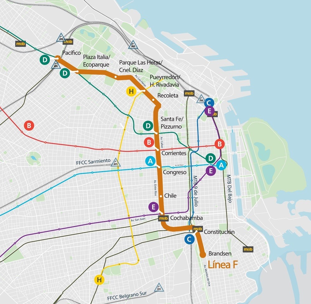 La Ciudad lanzó la licitación para construir la Línea F