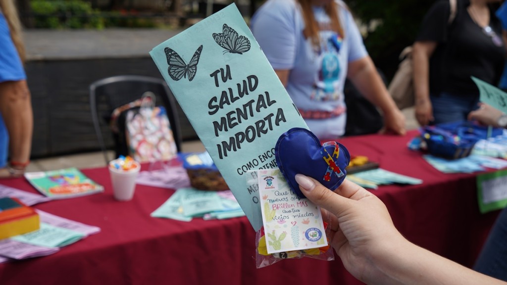 Merlo realizó una jornada sobre salud mental con talleres, asesoramiento y capacitaciones