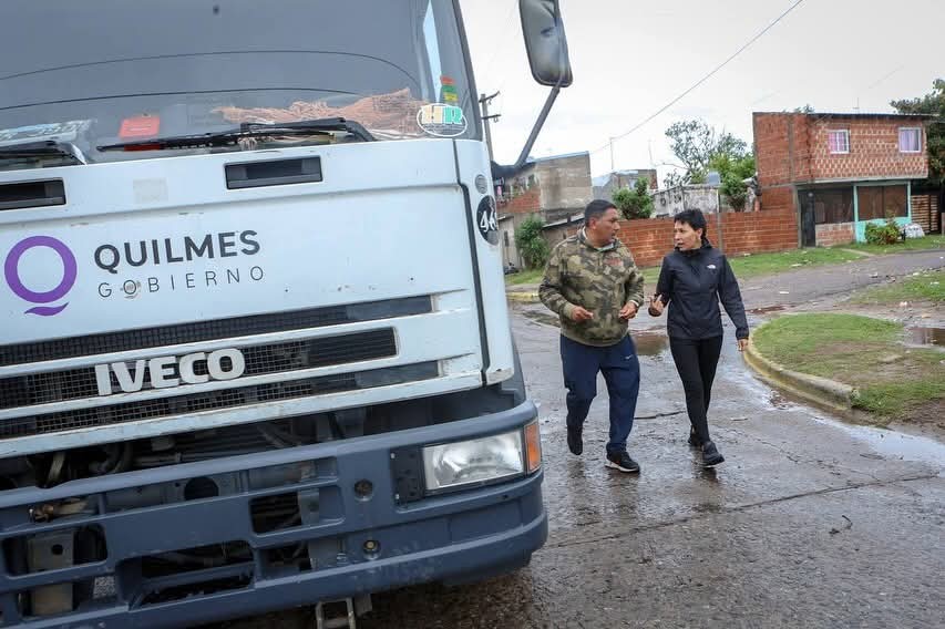 Temporal en Quilmes: cayeron más de 115 milímetros de lluvia y el Municipio refuerza los operativos de asistencia