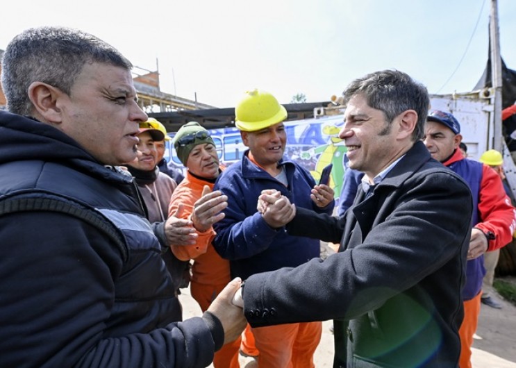 Kicillof recorrió las obras del nuevo Polo Educativo en La Carolina, Florencio Varela