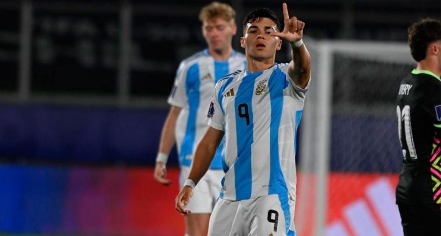 A paso firme: Argentina goleó a Australia y se metió en los octavos del Mundial Sub 20