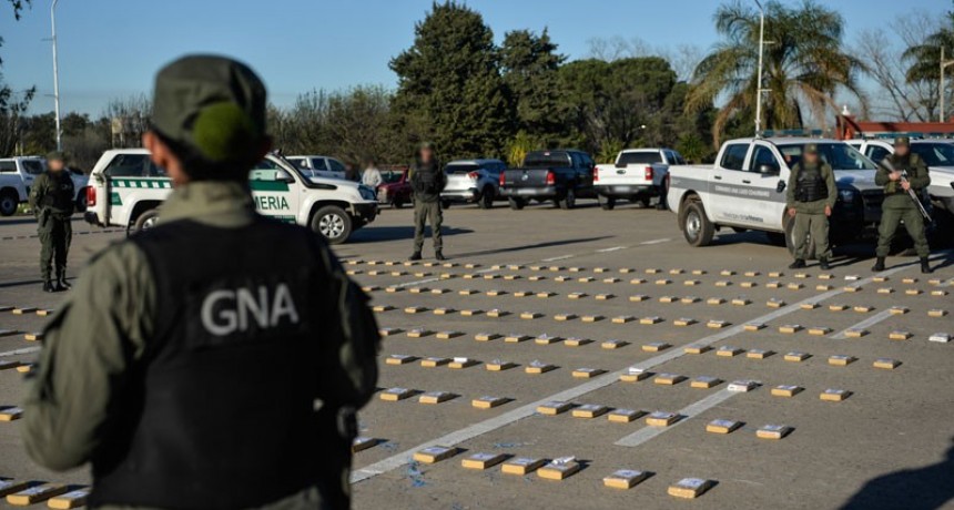 Golpe al narco: Gendarmería secuestró casi media tonelada de cocaína escondida en bananas