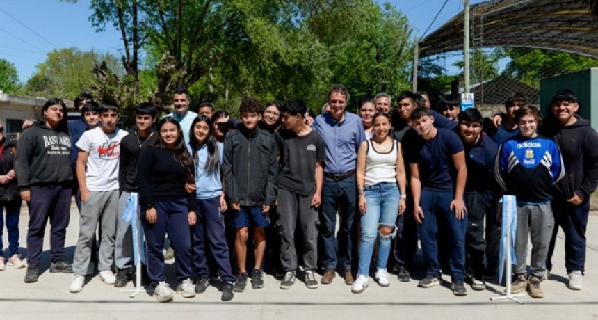 Katopodis y Mauro García inauguraron nuevas cuadras pavimentadas en General Rodríguez