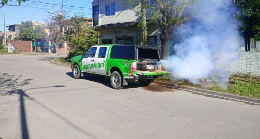 Esteban Echeverría refuerza los operativos de fumigación para prevenir el dengue
