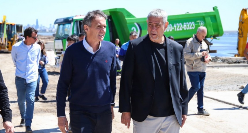 Ferraresi y Katopodis recorrieron obras que transforman Avellaneda