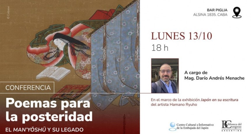Conferencia: Poemas para la posteridad. El Man’yōshū y su legado en la Biblioteca del Congreso