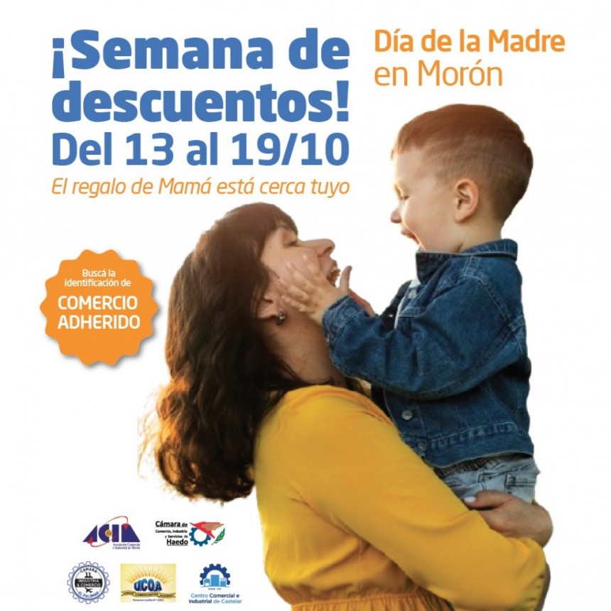 Morón celebra el Día de la Madre con una semana de descuentos en comercios locales