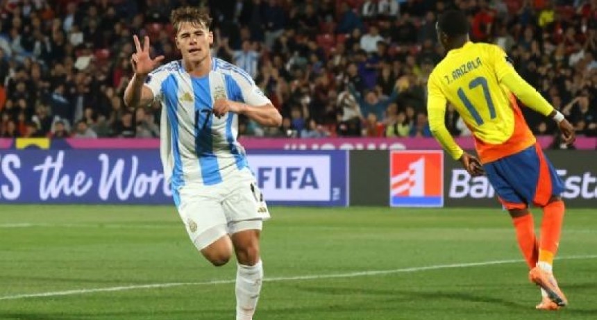 ¡Argentina finalista! La Sub 20 venció a Colombia y jugará la final del Mundial ante Marruecos