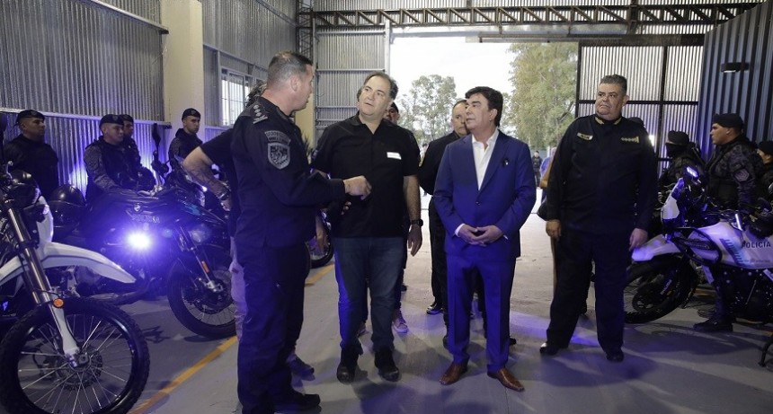 Fernando Espinoza y Javier Alonso inauguraron una nueva base de fuerzas especiales para reforzar la seguridad en La Matanza