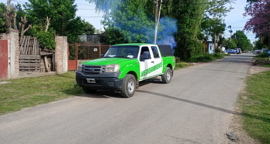 Esteban Echeverría refuerza los operativos de fumigación para prevenir el dengue