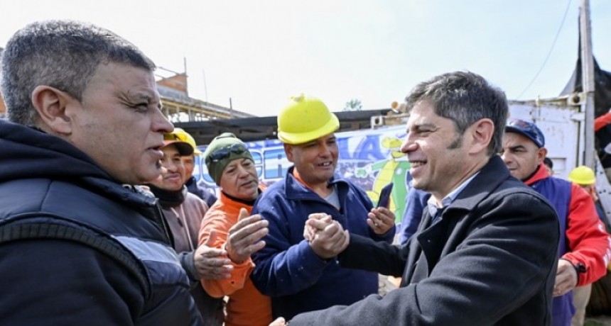 Kicillof recorrió las obras del nuevo Polo Educativo en La Carolina, Florencio Varela