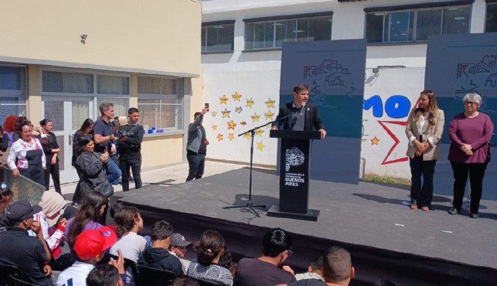 Kicillof inaugur&oacute; DOS NUEVOS EDIFICIOS educativos en La Matanza y ya son 327 en la Provincia