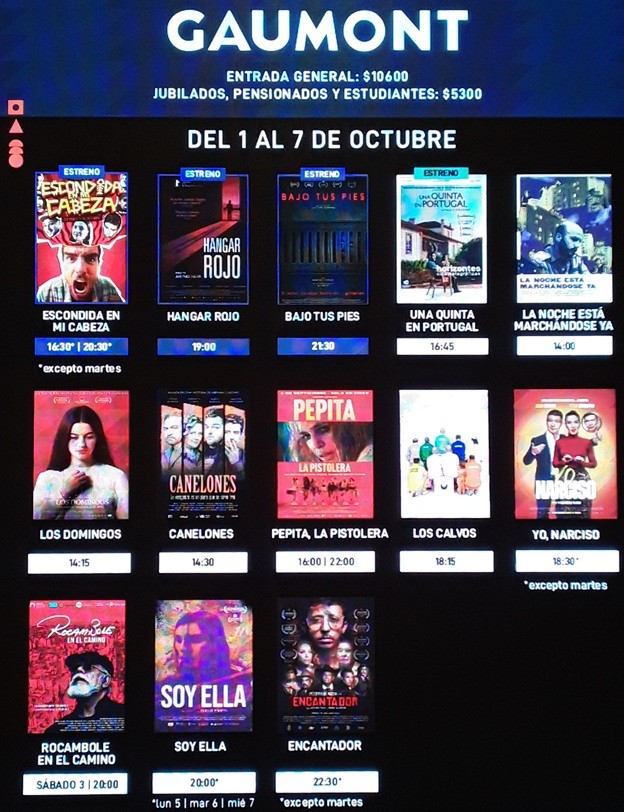 Cine Gaumont: la cartelera completa hasta el 7 de octubre