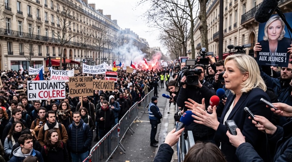 De la Bastilla a las urnas: Le Pen y el incendio que la favorece 