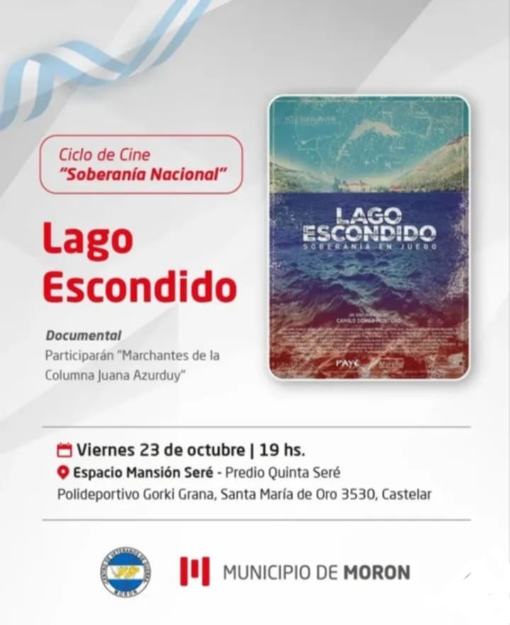&ldquo;Lago Escondido&rdquo; llega a Mansi&oacute;n Ser&eacute; con una proyecci&oacute;n y debate sobre soberan&iacute;a