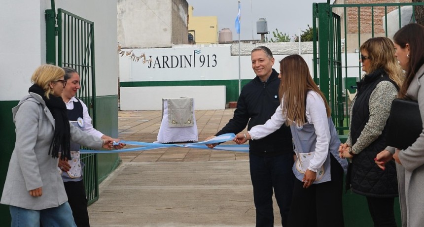 Esteban Echeverr&iacute;a: renovaron un hist&oacute;rico jard&iacute;n de 9 de Abril y celebraron sus 40 a&ntilde;os