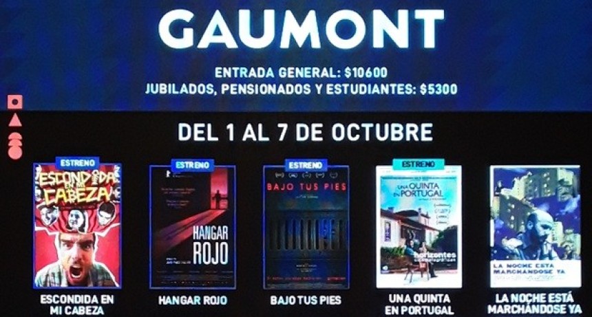 Cine Gaumont: la cartelera completa hasta el 7 de octubre