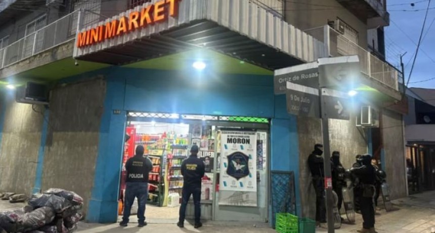 Una fachada inesperada: utilizaban un supermercado para vender drogas