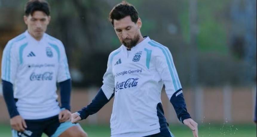 Messi afronta su &uacute;ltimo entrenamiento antes de despedirse de la Selecci&oacute;n Argentina