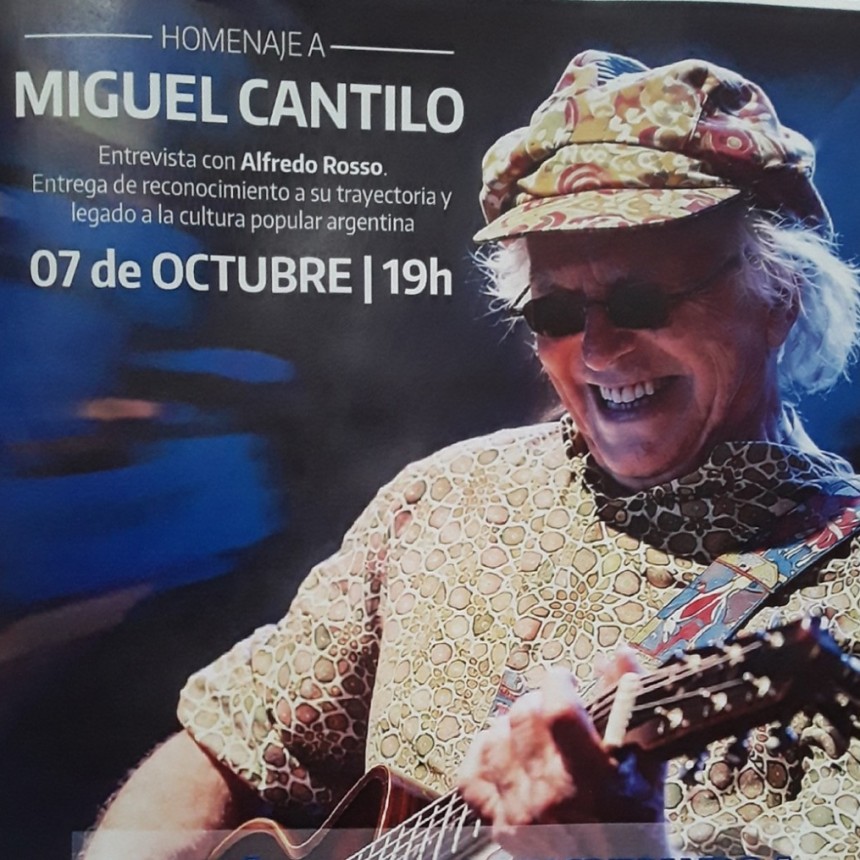 Miguel Cantilo ser&aacute; homenajeado por su trayectoria y aporte a la cultura popular argentina