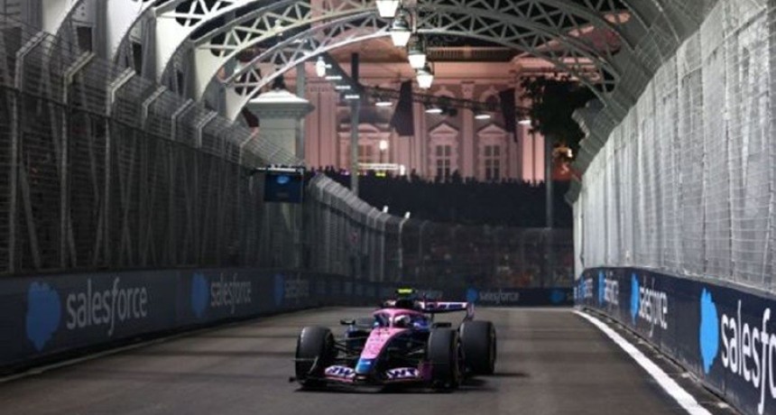 Colapinto qued&oacute; a un paso de la SQ3 y largar&aacute; und&eacute;cimo en el sprint de Singapur