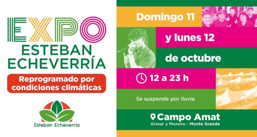 Expo Esteban Echeverr&iacute;a vuelve a Campo Amat con m&aacute;s de 250 emprendimientos y shows en vivo