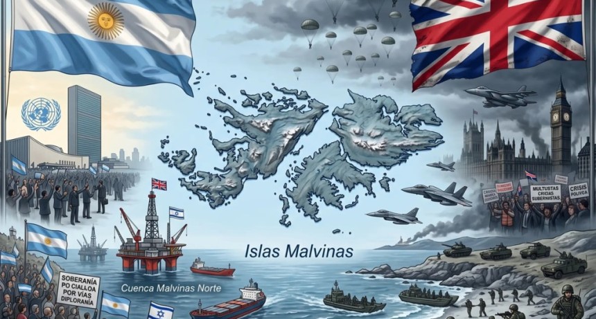 Reino Unido simula la reconquista de las islas