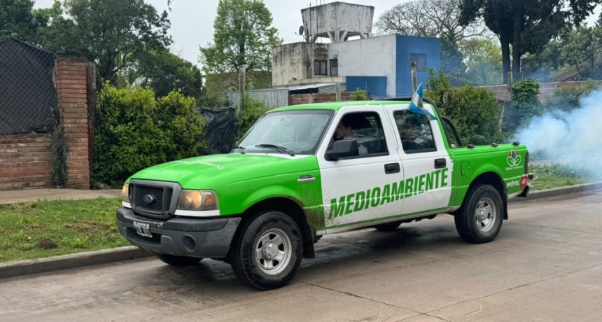 Esteban Echeverr&iacute;a refuerza la fumigaci&oacute;n contra el dengue en distintos barrios del distrito
