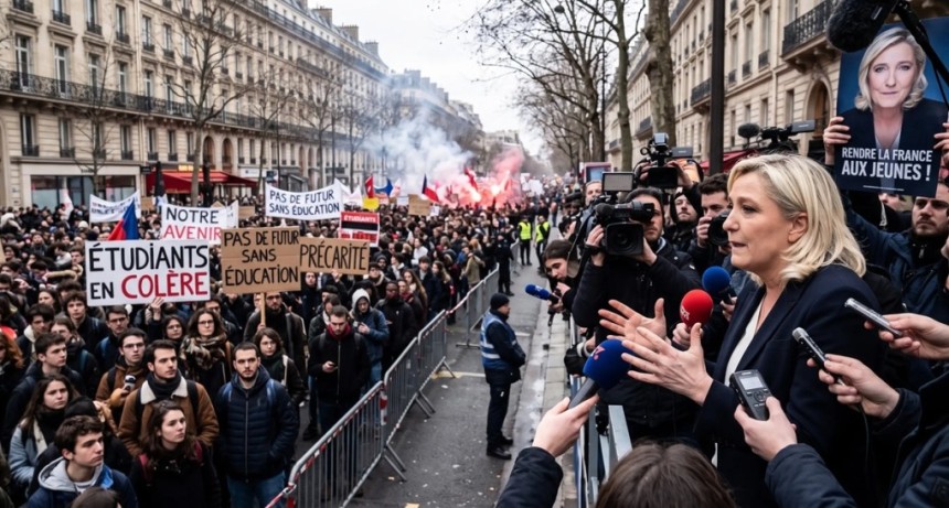 De la Bastilla a las urnas: Le Pen y el incendio que la favorece 