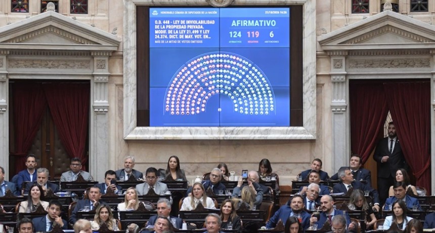 Diputados restituy&oacute; la Ley de Tierras y el proyecto ahora vuelve al Senado