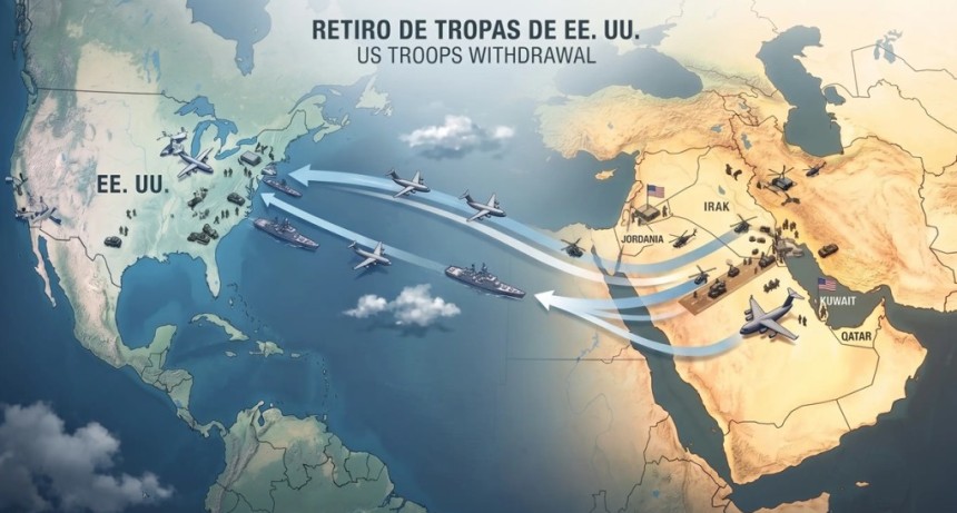 EE. UU. se retira de Medio Oriente mientras se prepara para atacar Ir&aacute;n
