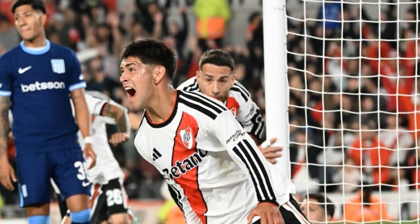 River Plate venci&oacute; a Racing y llega al Supercl&aacute;sico con una victoria clave en el Monumental