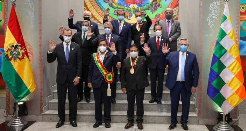 ”Es un día muy importante, Bolivia recupera la democracia”, dijo el Presidente