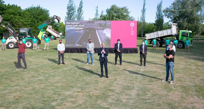 Mario Meoni anunció la construcción de dos pasos bajo nivel en Hurlingham