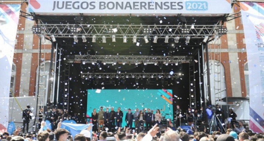 Axel Kicillof encabezó la apertura de la final de los Juegos Bonaerenses 2021
