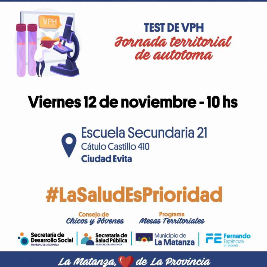 Test VPH en Ciudad Evita