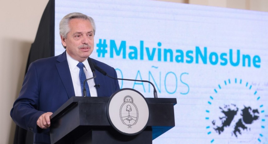 Se lanzó la Agenda Malvinas 40 años: “Ser soberanos es la posibilidad de recuperar el derecho a decidir por nosotros mismos”, dijo el presidente
